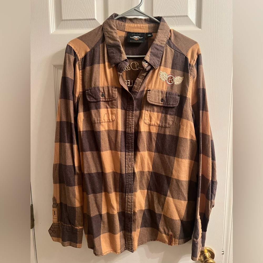 Women’s Harley Davidson flannel